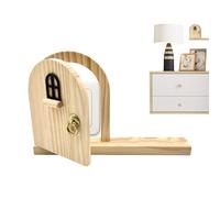 Fairy Door Outlet Cover Plate Wood Plug Guard
