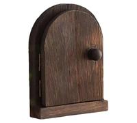 Fairy Door Outlet Cover: Wooden Cap Frame With Charming Decorative Finish | No Tool Installation Protection Panel For Living Space, Wall