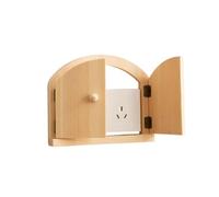 Fairy Door Outlet Cover, Wooden Wall Plate Fairy Outlet Cover, Light Control Guard Plate, Artistic Decoration Electrical Outlet Cover, Children's Room Outlet Cover, Fairy Outlet Cover for Kids