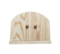 Fairy Door Outlet Cover, Wooden Wall Plate, Light Control Plate with Decorative Touch, Fairy Door Light Switch Cover for Conceals Wall Plates Switches Stains Wall Holes and Protects Child(Wood Color)