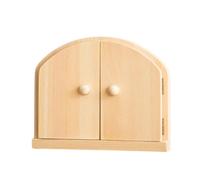 Fairy Door Outlet Cover - Wooden Wall Plate, Socket Protector, Child Safe Safety Protection, Light Control Protection | Punch-Free Installation Design, 22.5 x 18.5 cm, Access with Natural