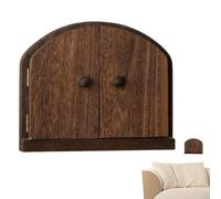 Fairy Door Outlet - Wooden Plate, Decorative Fairy Door Design | Creative Design Long-Lasting Home Decor Childproof Electrical, Artistic Plate for Living Room Or Nursery Use, Long-Lasting Home Decor