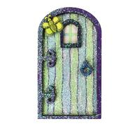 Fairy Door, Wooden Fairy Doors Elf Door Miniature Wood Doors for Garden Yard Trees Ornaments Style A
