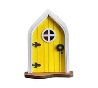 Fairy Door Wooden Pixie Door Miniature Elf Door World Fairy Door Garden Decor for Gardens Courtyards Potted Plants and Home Decoration