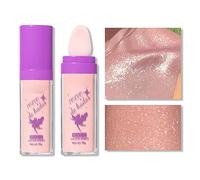 Fairy Dust Highlighter Powder,Polvo de Hadas Magic Colour Shiner,Body Glitter Powder Stick,Fairy Highlight Patting Powder Highlighter,Sparkle Hightlighter Makeup Cosmetic For Makeup (Fairy Pink)