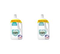Fairy Fabric Softener, Voted No1 for Sensitive Skin, Hypoallergenic, 129 Washes, 3.999l (Pack of 2)