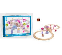 Fairy Figure of eight Wooden Railway Train Track Set compatible Brio + others