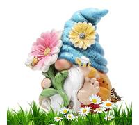 Fairy Figure, Spring Themed Decoration, Resin Material Sculpture, Simple Placement Method, Patio Lawn Terrace, Cute Home Garden Display, Adorable Hand Painted Trinket