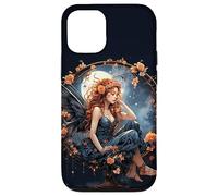 Fairy Flowers Butterflies Moon Graphic Case for iPhone 12/12 Pro