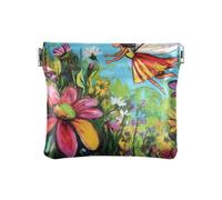 Fairy Flying in The Flower Fashion Women's Leather Coin Purse Wallet Convenient Card Holder for Women de Mujer para monedas