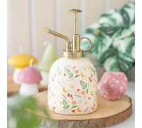 Fairy Folklore Ceramic Plant Mister With Gold Nozzle - Whimsical Garden Decor
