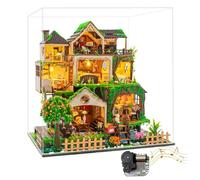 Fairy Forest DIY Miniature Dollhouse Kit | Large 3-Level Woodland Villa | Advanced Craft Kit for Adults (Fairy Forest C)