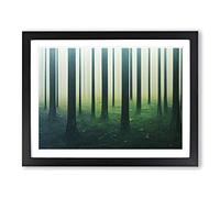 Fairy Forest Vol.5 Framed Print | A2 Black Framed Wall Art | Ready to Hang | Modern Landscape Picture | Living Room Bedroom Lounge Office