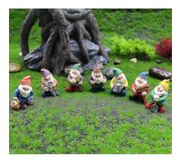 Fairy Garden Accessories Outdoor,garden Gnomes Decorations-mini Gnomes Garden Set/seven Dwarfs
