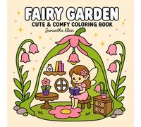 Fairy Garden | Cute Bold & Easy Coloring Book for Adults and Teens: 40 Magical Gardening Designs for Relaxation (Cozy Garden Series)