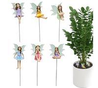 Fairy Garden Decorations - Mini Figurines, Resin Fairies | Fairy Statues, Small Garden Ornaments, Tiny Fantasy Creatures, Fairy Cake Toppers for Terrariums, and Party Themes