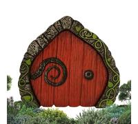 Fairy Garden Door,Whimsical Miniature Decor | Fairy Doors For Trees Outdoor | Wall Window Backyard Forest Yard Village Pond Room