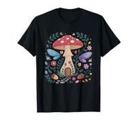 Fairy Garden Foxglove Flower Tiny Cottage Planting Flowers T-Shirt
