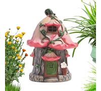 Fairy Garden House Outdoor Fairy House Miniature Fairy House Waterproof Whimsical Ornament - Resin Miniature Fairy House Outdoor Fairy Garden Accessories Figurines