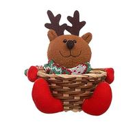 Fairy Garden Ornaments Outdoor 1 PCS Christmas Gnome Candy 1PCS Merry Christmas Candy Storage Decoration Santa Snowman Storage Desktop Snack Stor 1 PCS Gnome