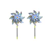 Fairy Garden Ornaments Outdoor Reflective Windmill Installed with Bird Suitable for Sparkling Windmills In Courtyards and Gardens Birds From Leaving The Courtyard Terrace Farm