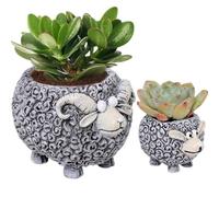 Fairy Garden Stakes - Tree Man and Earth Goddess Statue Stakes, Outdoor Garden Accessories, 2D Acrylic Flower Pot Decoration for Lawn and Patio, Ground Insert, Fun for Garden Lovers, Magic Fairy