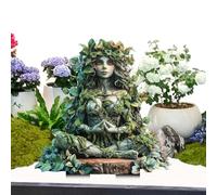 Fairy Garden Stakes, Tree Man Fairy Earth Goddess Garden Statue Stakes, 2D Acrylic Ground Insert for Flower Pots, GardenStake Decorative Fairys, Decoration for Yard Lawn Patio Lawn Backyard