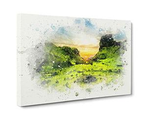 Fairy Glen at the Isle of Skye Canvas Print | Gallery Wrapped 30mm Frame Wall Art | 30x20 inches | Ready to Hang | Modern Picture | Living Room Bedroom Lounge Office