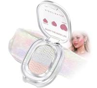 Fairy Glow Iridescent Highlighter & Multicolor Powder Palette for Cheeks & Eyes - Buildable Holographic Shimmer with Sparkling Reflects for a Dewy Luminous Makeup Look, Easy Blend Glow Compact