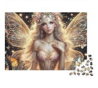 Fairy Goddess 1000 Piece Jigsaw Puzzle Paper Puzzle for Adults Butterfly Dream Decoration 52x38cm/1000pcs