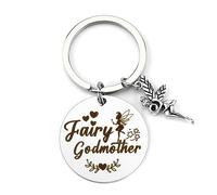 Fairy Godmother Keychain Godmother Gifts from Godchildren Godmother Proposal Gift Godmother Birthday Gift Ideas Jewelry Gifts for Godmother for Birthday Mothers Day Christmas New Year Thanksgiving,