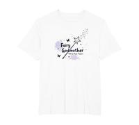 Fairy Godmother: Making Magic Happen T-Shirt, Men's Big and Tall, White, 4X Tall