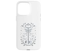 Fairy Grunge Dragonfly Antique Key Dark Cottagecore Case for iPhone 15 Pro Max
