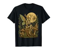 Fairy Grunge Fairycore Aesthetic Butterfly Moth Skeleton T-Shirt