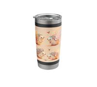 Fairy Hedgehog in Sweet Enchanted Whimsical Forest Stainless Steel Insulated Tumbler