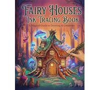 Fairy Houses Ink Tracing Book - Reverse Coloring Book: Magical Fairy Home Ink Tracing Pages for Relaxation, Mindfulness & Creative Calm