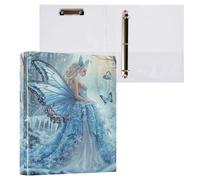 Fairy in Forest 3 D-Ring Binder A4 1 Pack with 200 Sheet for Kids School Supplies Women Men Office