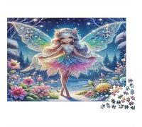 Fairy in Night Puzzle 1000 Piece Recycled Paper for Adults Puzzle for Adults Educational Game Decompression Fun Home Activity Great Gift for Men Women 70x50cm/1000pcs