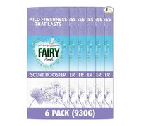 Fairy In-Wash Scent Booster, 6 packs x155 g, Silk Tree Blossom & Jasmine, Mild Freshness That Lasts