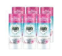 Fairy in-Wash Scent Booster, 6 x 155g, Cherry Blossom & Nordic Cotton, Mild Freshness that Lasts, Voted No1 for Sensitive Skin