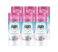 Fairy in-Wash Scent Booster, 6 x 155g, Cherry Blossom & Nordic Cotton, Mild Freshness that Lasts, Voted No1 for Sensitive Skin