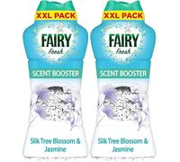 Fairy In-Wash Scent Booster 735g, Silk Tree Blossom & Jasmine, Mild Freshness That Lasts (Pack of 2)