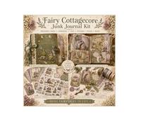 Fairy Junk Journal and Ephemera Book for Junk Journaling & Scrapbooking: Vintage Fairytale Cutouts, Botanical Elements, and Clipart Images to Cut and ... with Blank Backs to Prevent Image Sacrifice