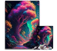 Fairy Land Forest 1000Pc Adults Jigsaw Puzzle Jigsaw Puzzles Relaxing Entertainment, Home Decor 26X38CM/10.23x14.96inch