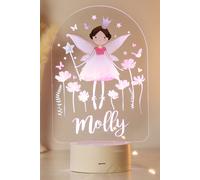 Fairy LED Colour Changing Night Light Personalised Memento Company Clear One Size