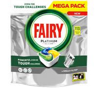 Fairy Lemon All-in-One Glass Dishwasher Tablets - 113 Pcs