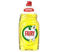 Fairy Lemon Dishwashing Liquid 1015ml | Powerful Grease Cutting Washing Up Liquid | Long-Lasting Suds for Tough Cleaning | Citrus Fresh Scent | Dish Soap for Pots, Pans, Cutlery & Glassware