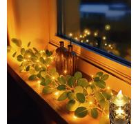 Fairy Light Olive Vine,Twinkling Tree for Olive Vine,Twinkling Tree Olive Vine, Fairy Lights with Vines, Decorates Any Space-from Mantels to Weddings-with Effortless Char