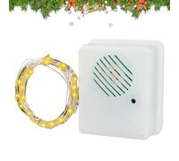 Fairy Lights - 10M LED Christmas Tree Lights Indoor Outdoor, Warm White Colorful Light | Waterproof Copper Wire Music Sensor Ambient Lighting, Holiday Party Home Decor for Fireplace, Living, Room Pati