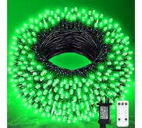 Fairy Lights 65ft 200 LED String Lights With Remote - 8 Modes Christmas Tree Lights Waterproof for Indoor Outdoor Use - Halloween Garden Bedroom Party Holiday Wedding Decoration